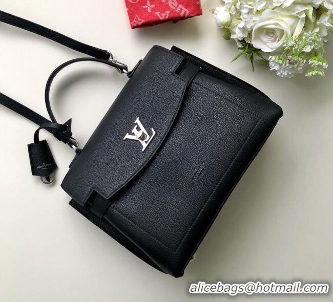 Grade Design Louis Vuitton Lockme Ever BB Top Handle Bag in Soft Grained Calfskin M51395 Black 2025