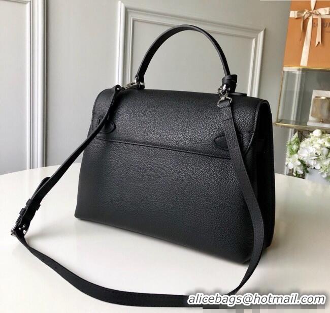 Grade Design Louis Vuitton Lockme Ever BB Top Handle Bag in Soft Grained Calfskin M51395 Black 2025