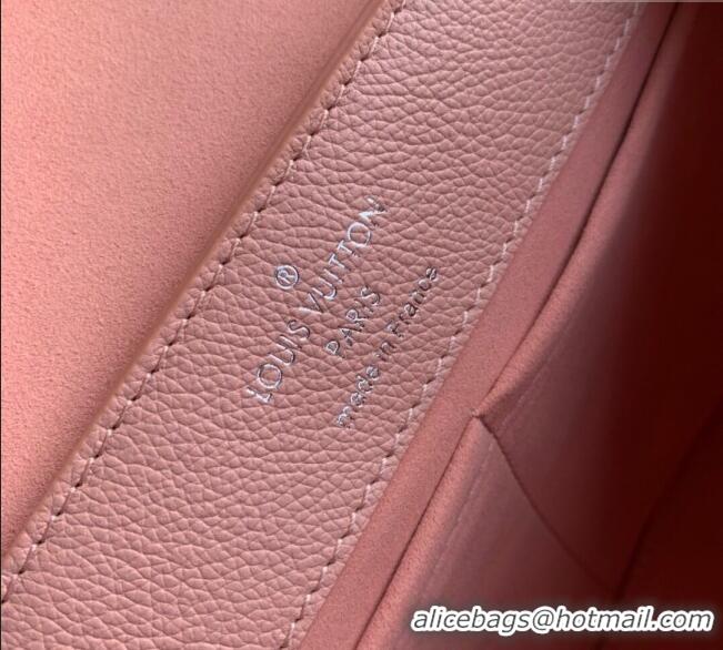 Famous Brand Louis Vuitton Lockme Ever BB Top Handle Bag in Soft Grained Calfskin M52787 Light Pink 2025