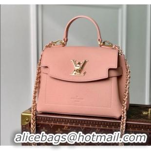 Free Shipping Louis Vuitton Lockme Ever Mini Bag in Grained Leather M21088 Pink 2025