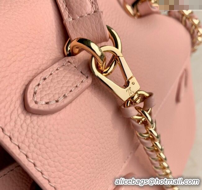 Free Shipping Louis Vuitton Lockme Ever Mini Bag in Grained Leather M21088 Pink 2025