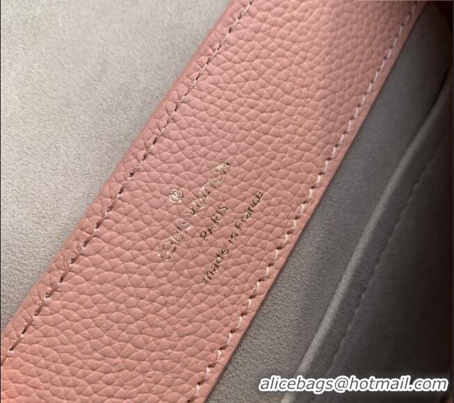 Free Shipping Louis Vuitton Lockme Ever Mini Bag in Grained Leather M21088 Pink 2025