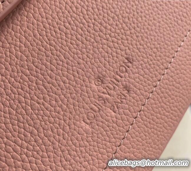 Free Shipping Louis Vuitton Lockme Ever Mini Bag in Grained Leather M21088 Pink 2025