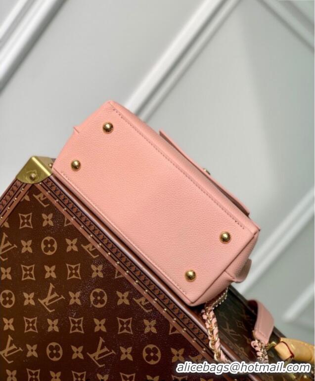 Free Shipping Louis Vuitton Lockme Ever Mini Bag in Grained Leather M21088 Pink 2025