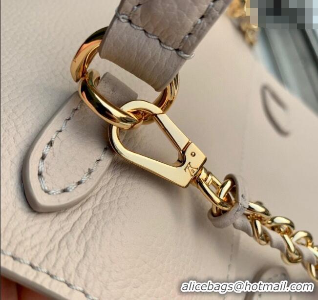 Best Price Louis Vuitton Lockme Ever Mini Bag in Grained Leather M21052 Grey 2025