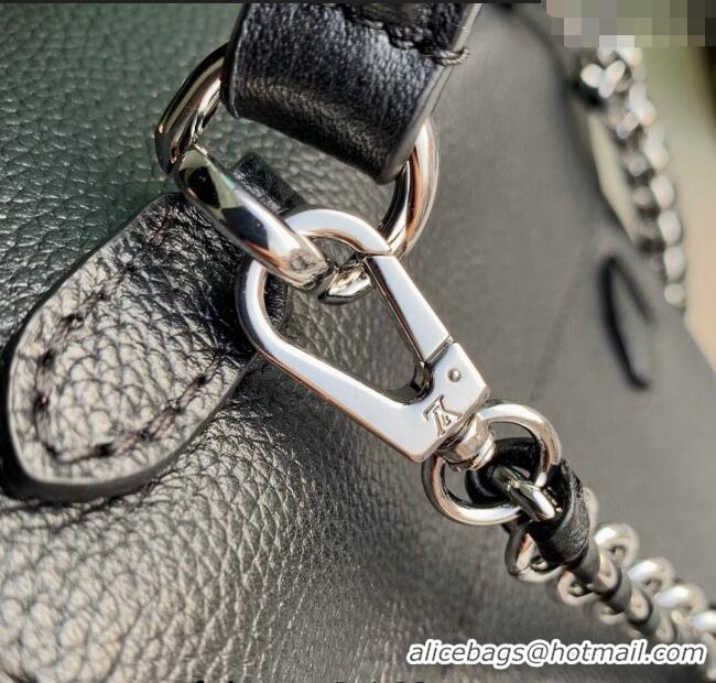 Grade Quality Louis Vuitton Lockme Ever Mini Bag in Grained Leather M20997 Black 2025