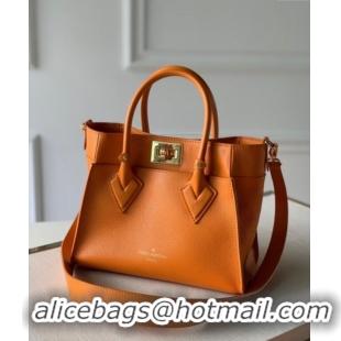 Market Sells Louis Vuitton On My Side PM Tote Bag Perforated Mahina and Leather M57730 Orange 2025