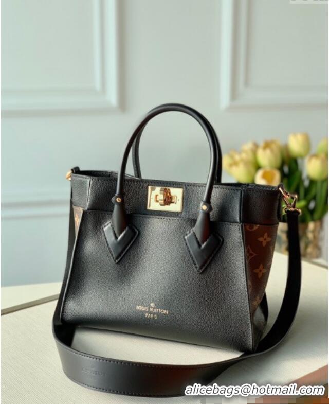 Best Grade Louis Vuitton On My Side PM Tote Bag Monogram Canvas and Leather M57729 Black 2025