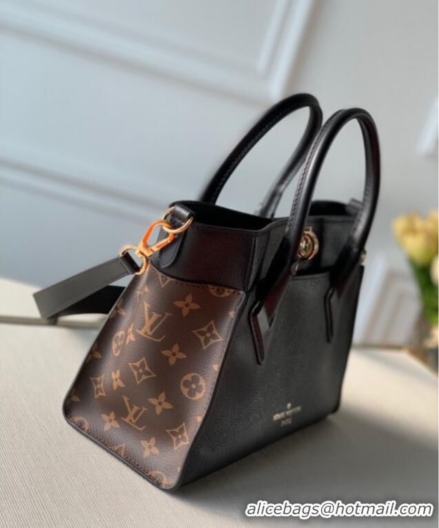 Best Grade Louis Vuitton On My Side PM Tote Bag Monogram Canvas and Leather M57729 Black 2025