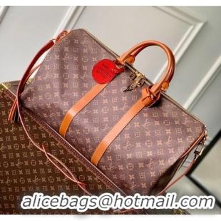 Super Quality Louis Vuitton Keepall Bandouliere 50 Travel Bag with Tassel Strap M11541 2025