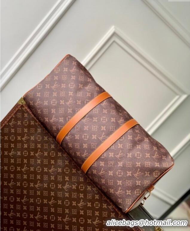 Super Quality Louis Vuitton Keepall Bandouliere 50 Travel Bag with Tassel Strap M11541 2025