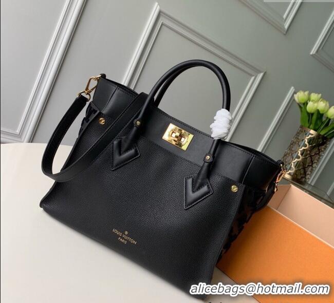 Market Sells Louis Vuitton On My Side MM Tote Bag with Monogram Tufting M53826 Black 2025