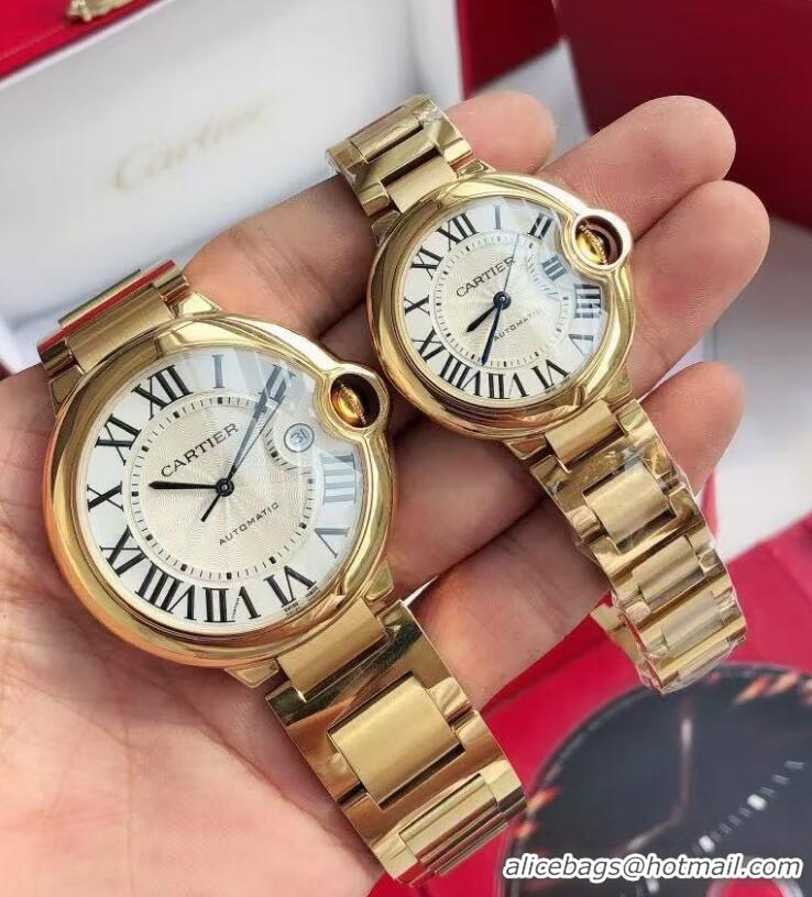 Top Quality Cartier Watch CW8450 Gold