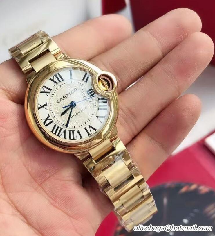 Top Quality Cartier Watch CW8450 Gold