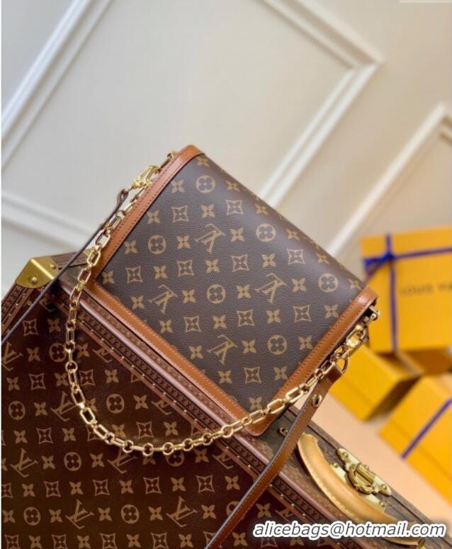 Well Crafted Louis Vuitton Dauphine MM Shoulder Bag in Monogram Reverse Canvas M45958 2025