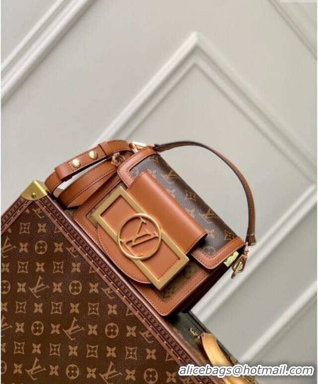 Well Crafted Louis Vuitton Dauphine Lock XL Mini Bag in Monogram and Reverse Canvas M20076 2025