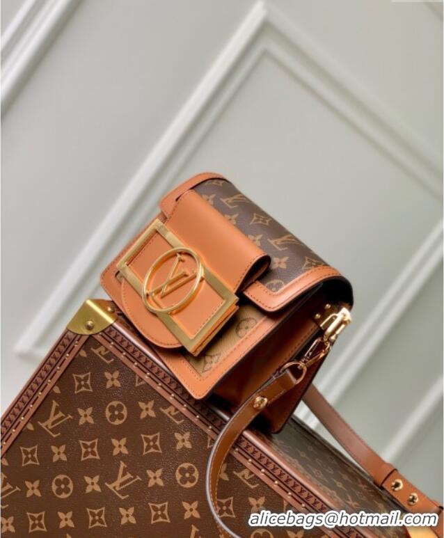 Well Crafted Louis Vuitton Dauphine Lock XL Mini Bag in Monogram and Reverse Canvas M20076 2025