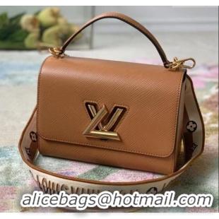 Promotional Louis Vuitton Twist MM Bag in Honey Gold Epi Leather M57506 2025