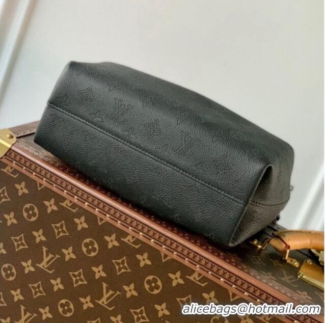 Well Crafted Louis Vuitton Why Knot PM Hobo bag in Mahina Perforated Leather M20703 Black 2025