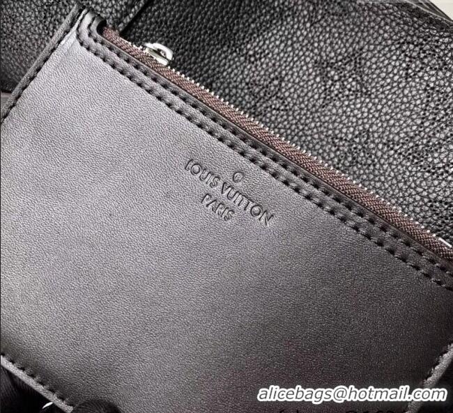 Super Quality Louis Vuitton Mahina Hina PM Tote Bag in Monogram Perforated Calfskin M54351 Black 2025