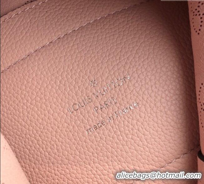 Shop Promotional Louis Vuitton Mahina Hina PM Tote Bag in Monogram Perforated Calfskin M54353 Light Pink 2025