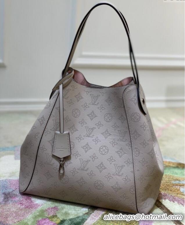 Well Crafted Louis Vuitton Mahina Hina MM Tote Bag in Monogram Perforated Calfskin M54354 Dark Grey 2025