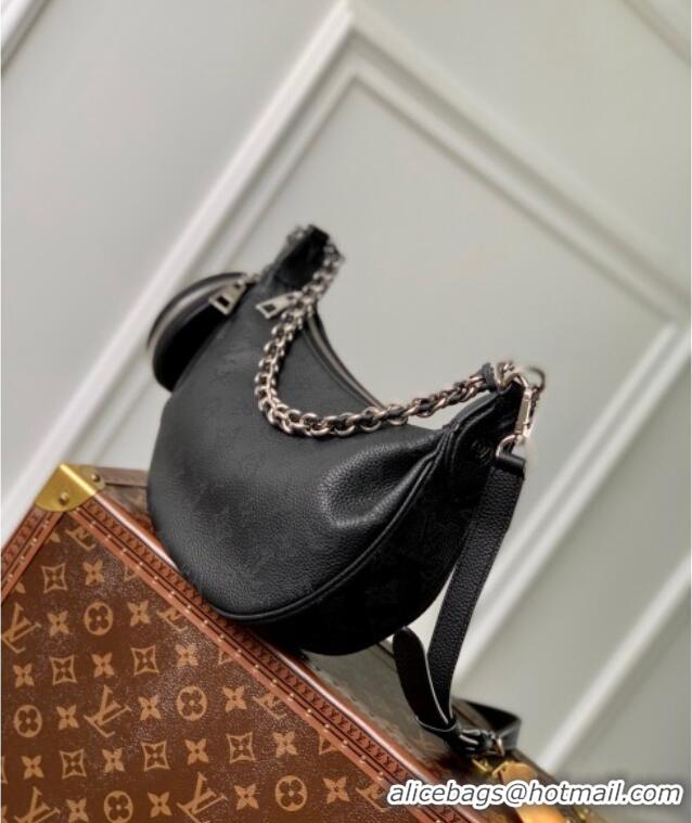 Unique Grade Louis Vuitton Baia PM Bag in Perforated Mahina calfskin M22819 Black 2025