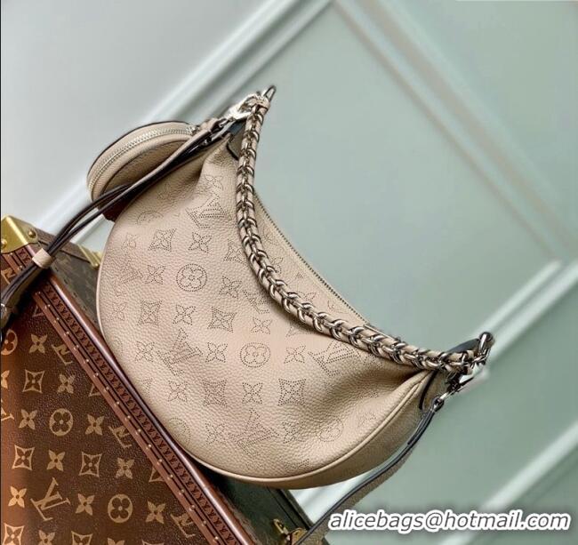 Good Taste Louis Vuitton Baia PM Bag in Perforated Mahina calfskin M22819 Beige 2025