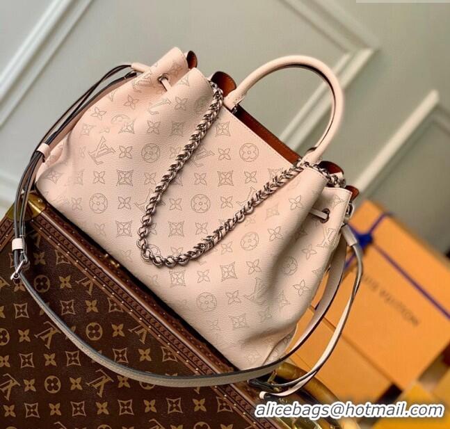 Grade Quality Louis Vuitton Bella Tote Bag in Mahina Perforated Calfskin M59203 Light Pink 2025