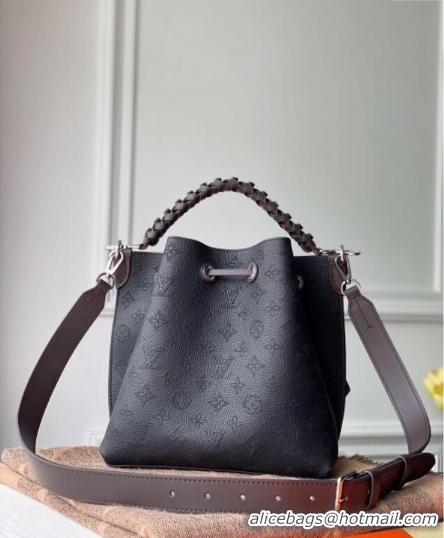 Buy Cheap Louis Vuitton Muria Bucket Bag in Mahina Perforated Leather M55801 Black 2025