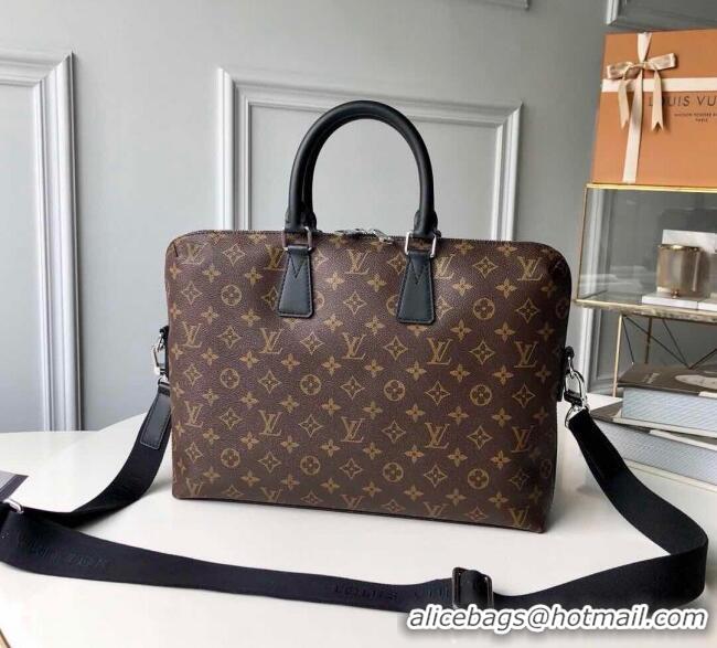 Affordable Price Louis Vuitton Briefcase bag in Monogram Canvas M40868 Brown 2025