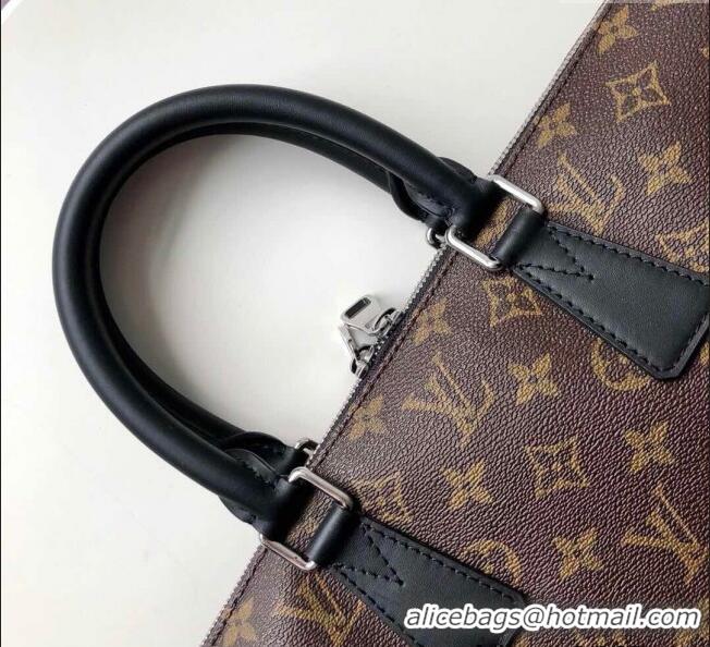 Affordable Price Louis Vuitton Briefcase bag in Monogram Canvas M40868 Brown 2025