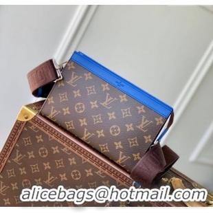 Best Price Louis Vuitton Mens Gaston Wearable Wallet Mini Bag in Monogram Macassar Canvas M12813 Blue 2025