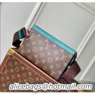 Promotional Louis Vuitton Mens Gaston Wearable Wallet Mini Bag in Monogram Macassar Canvas M12813 Green 2025