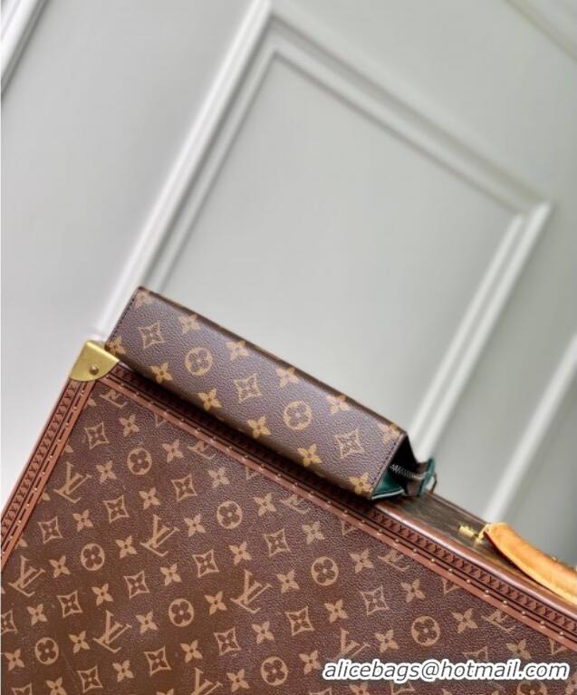 Promotional Louis Vuitton Mens Gaston Wearable Wallet Mini Bag in Monogram Macassar Canvas M12813 Green 2025