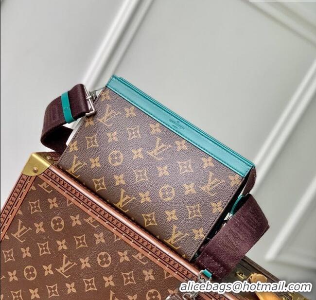 Promotional Louis Vuitton Mens Gaston Wearable Wallet Mini Bag in Monogram Macassar Canvas M12813 Green 2025