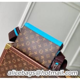 Grade Design Louis Vuitton Mens Gaston Wearable Wallet Mini Bag in Monogram Macassar Canvas M12813 Light Blue 2025