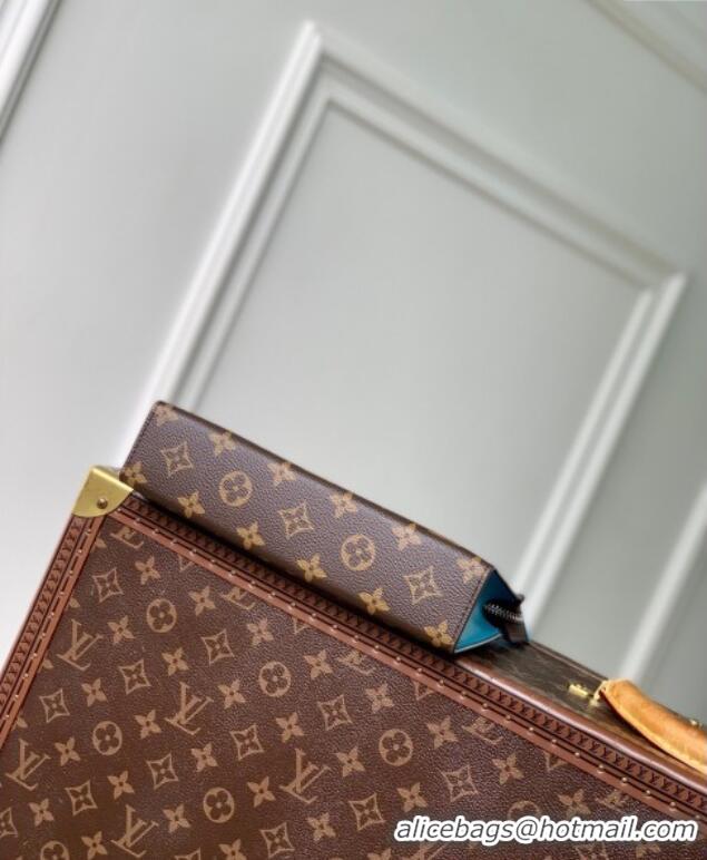 Grade Design Louis Vuitton Mens Gaston Wearable Wallet Mini Bag in Monogram Macassar Canvas M12813 Light Blue 2025