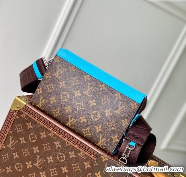 Grade Design Louis Vuitton Mens Gaston Wearable Wallet Mini Bag in Monogram Macassar Canvas M12813 Light Blue 2025