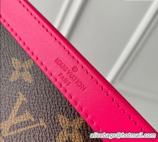 Unique Grade Louis Vuitton Mens Gaston Wearable Wallet Mini Bag in Monogram Macassar Canvas M12813 Dark Pink 2025