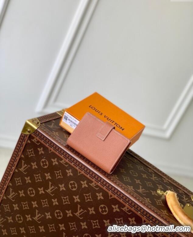 Affordable Price Louis Vuitton Low Key Compact Wallet with Padlock M12148 Cognac Brown 2025