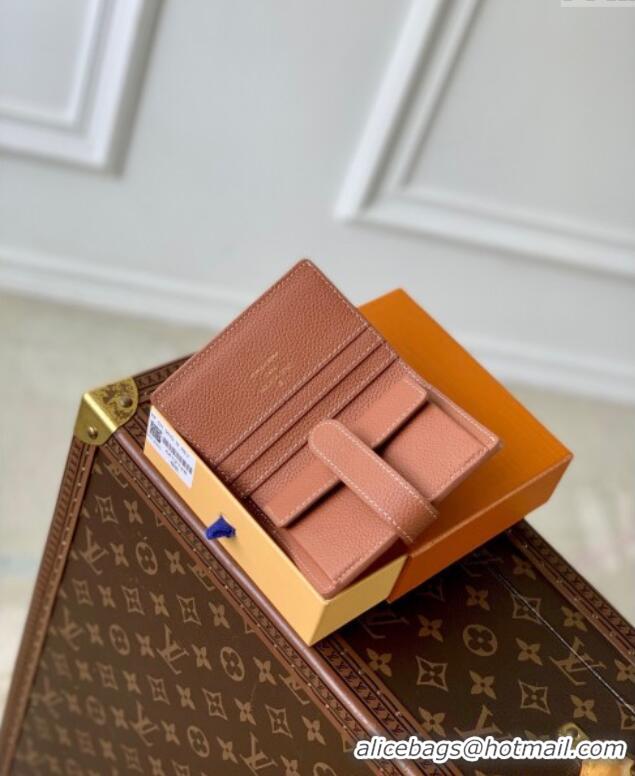 Affordable Price Louis Vuitton Low Key Compact Wallet with Padlock M12148 Cognac Brown 2025