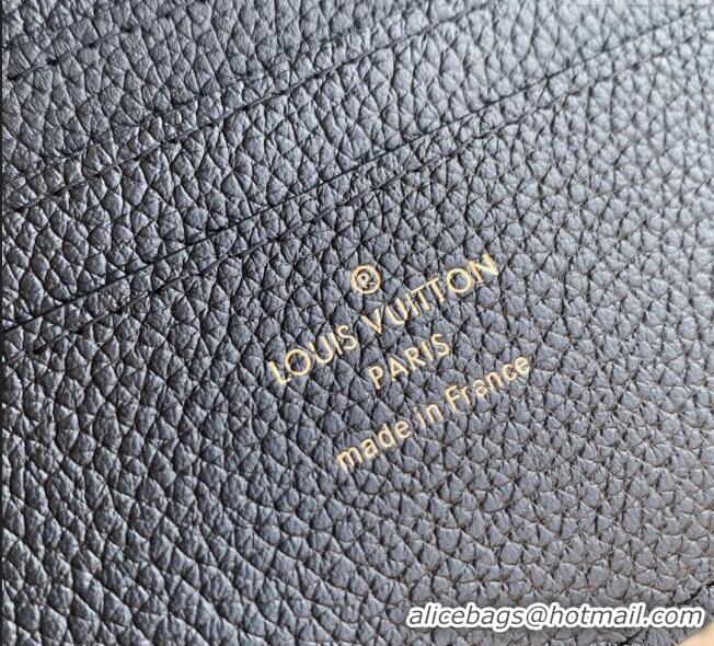 Well Crafted Louis Vuitton Low Key Compact Wallet with Padlock M12148 Black 2025