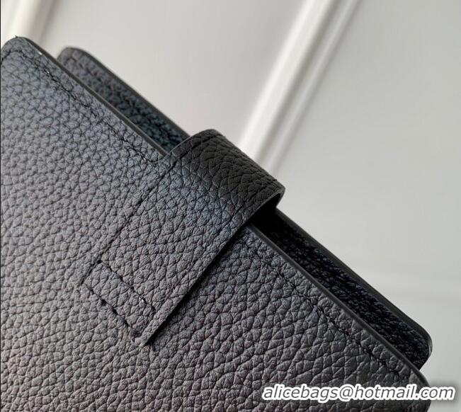 Well Crafted Louis Vuitton Low Key Compact Wallet with Padlock M12148 Black 2025