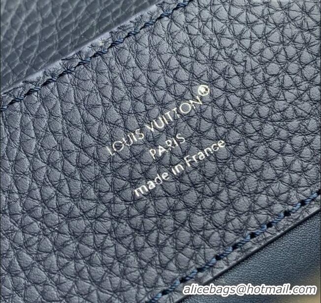 Affordable Price Louis Vuitton Capucines BB Bag in Black Taurillon Leather with Maxi Studs M12751 Navy Blue 2025