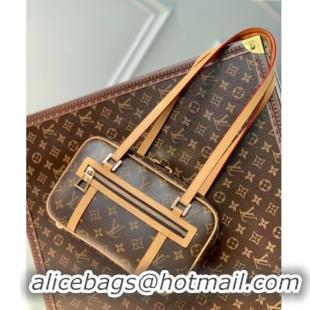 Top Grade Louis Vuitton Cite Shoulder Bag in Classic Monogram Canvas M46321 Nude 2025