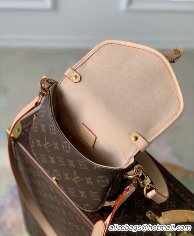 Well Crafted Louis Vuitton Saumur BB Bag in Classic Monogram Canvas M46740 Nude 2025