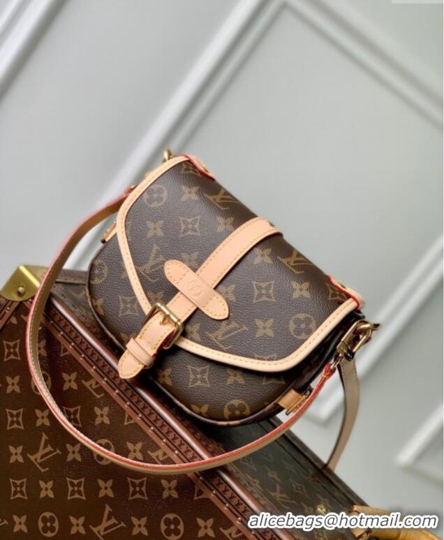 Well Crafted Louis Vuitton Saumur BB Bag in Classic Monogram Canvas M46740 Nude 2025