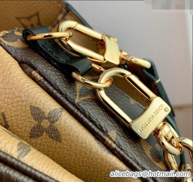 Well Crafted Louis Vuitton Pochette Métis East West Bag in Monogram and Reverse Canvas M46279 2025