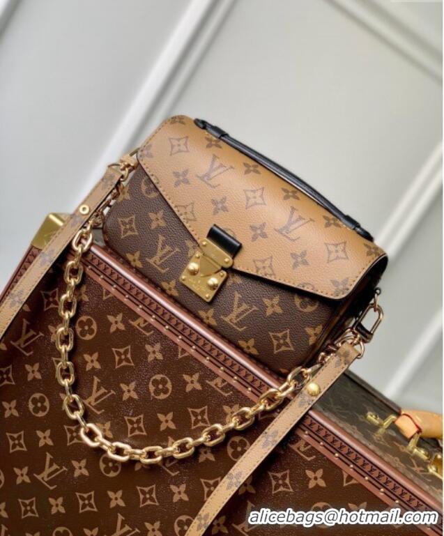 Well Crafted Louis Vuitton Pochette Métis East West Bag in Monogram and Reverse Canvas M46279 2025